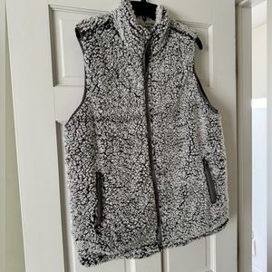 fuzzy fashion vest